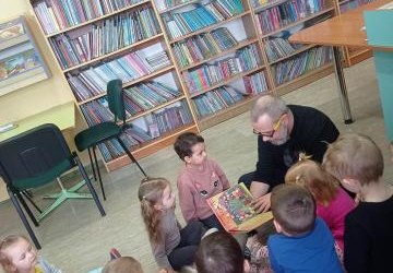 Odwiedziny biblioteki szkolnej