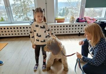 Spotkanie z pracownikiem fundacji Psystań