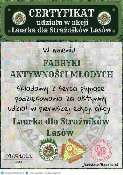 dyplom GIGA LAURKA dla STRAZNIKÓW LASÓW.jpg